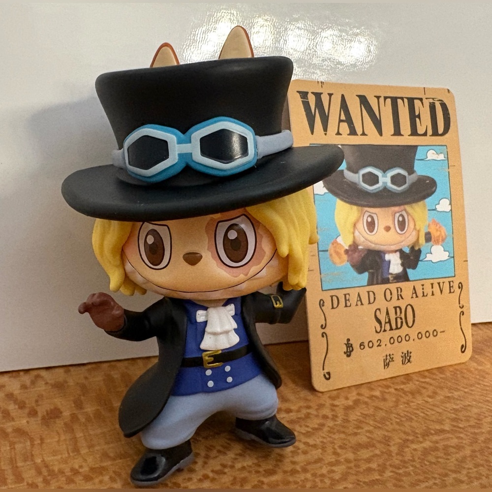 Confirmed Sabo in The Monsters Collab with One Piece Labubu series!